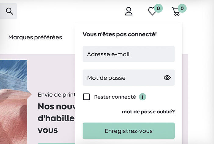 Votre compte client en un coup d’œil 